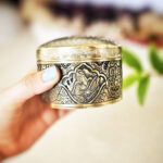 جعبه جواهرات قلمزنی برنجی سایز 5