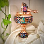 شکلات خوری مس و پرداز ارتفاع 28 کد gold28 به همراه جعبه فانتزی