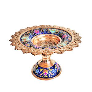 شیرینی خوری مس و پرداز سایز 22 کد gold22