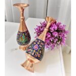 گلدان مسی ارتفاع 30 طرح پرداز کد gold30