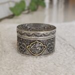 جعبه جواهرات قلمزنی برنجی سایز 4