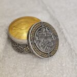 جعبه جواهرات قلمزنی برنجی سایز 4