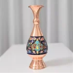 گلدان مس و پرداز 25 سانتی