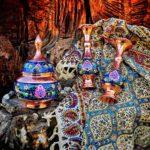 قندان مس و پرداز ارتفاع 17