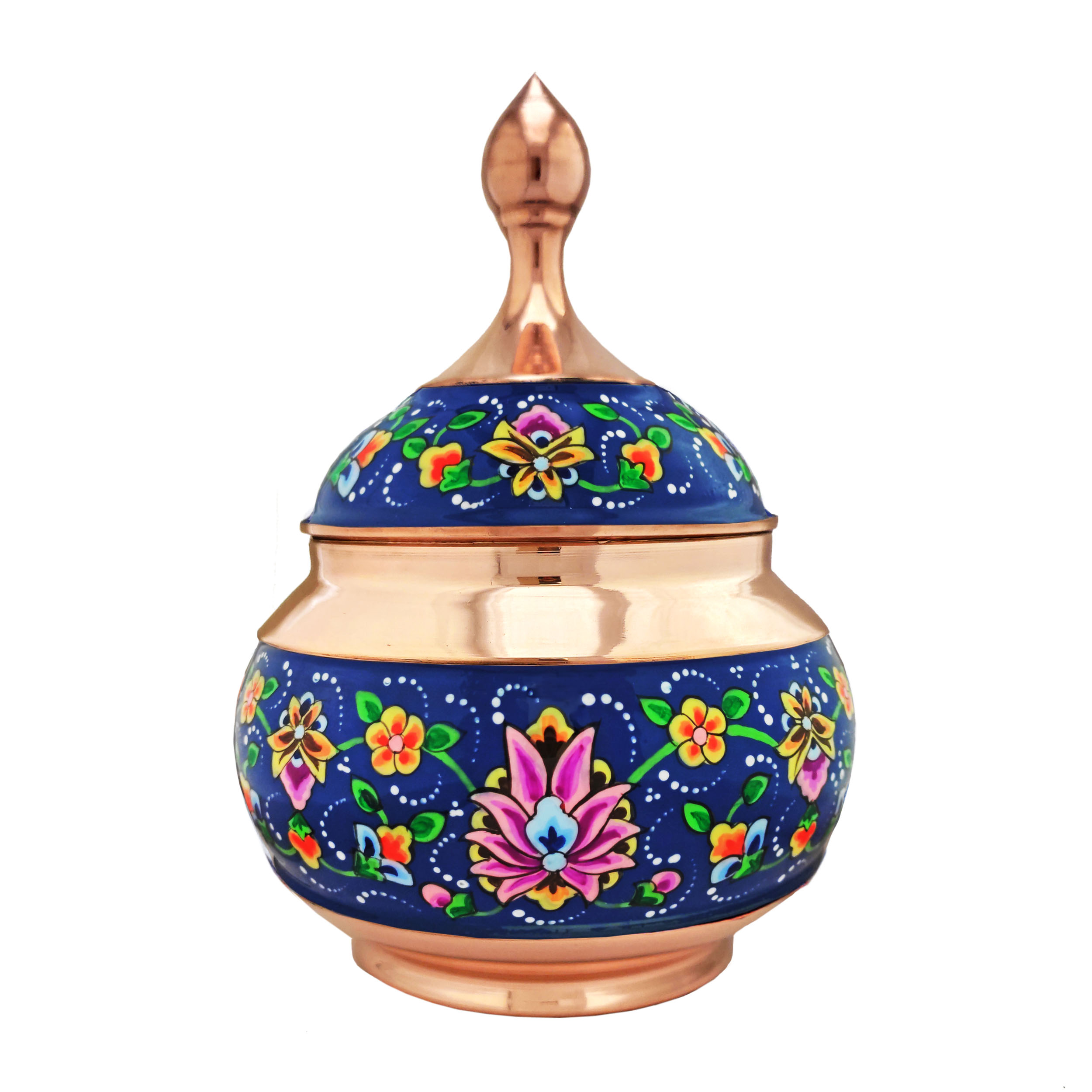 قندان مس و پرداز ارتفاع 17